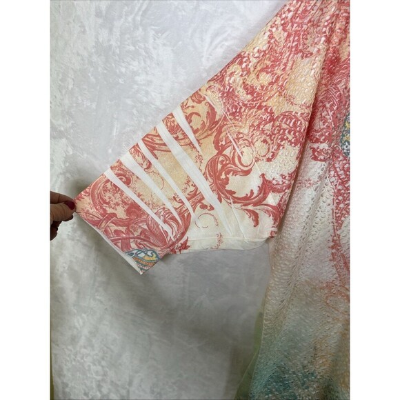 Reba Women's Spring Bloom Blouse Sequins Multicolor Size XL NEW - Picture 4 of 10